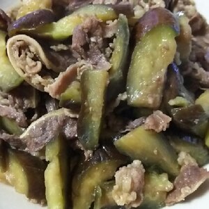 簡単おいしい！牛肉となすのしぐれ煮